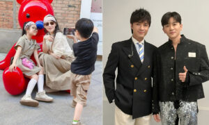 Chương Tử Di và khoảnh khắc bên gia đình